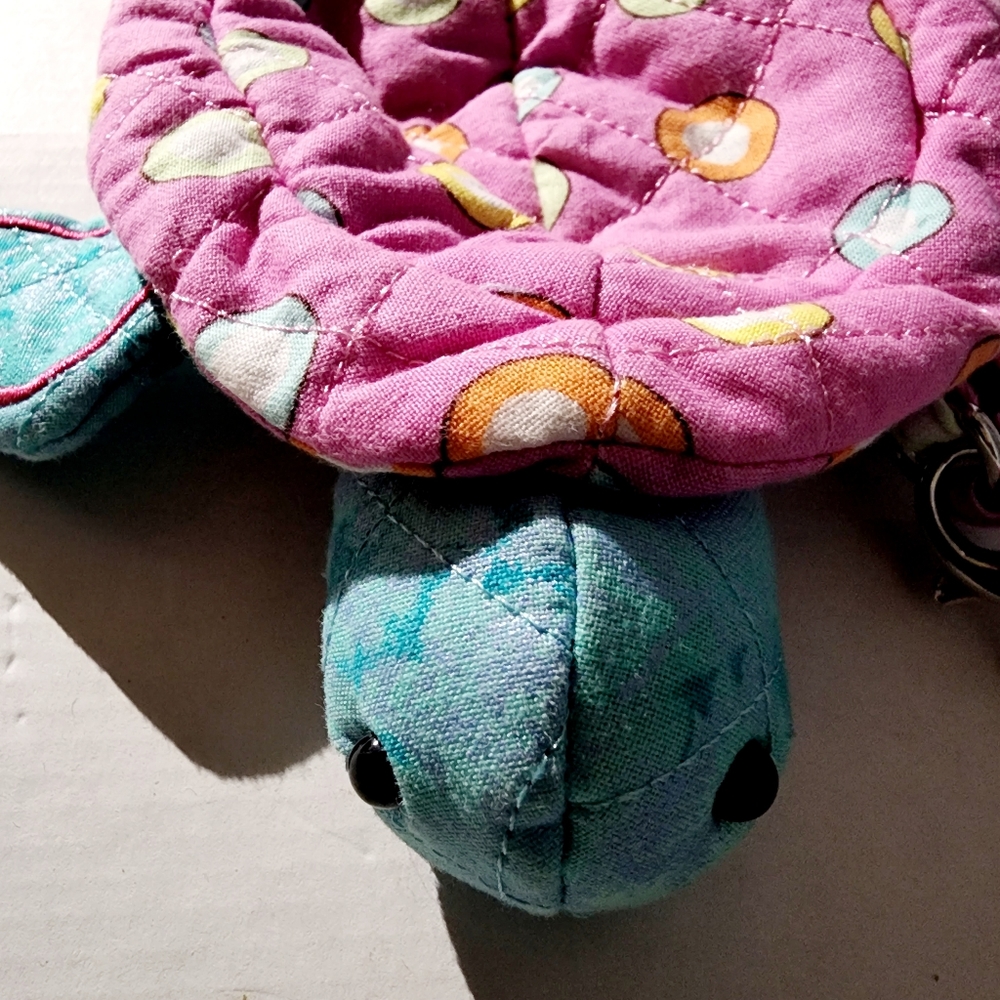 Colorful Seaturtle wristlet pouch